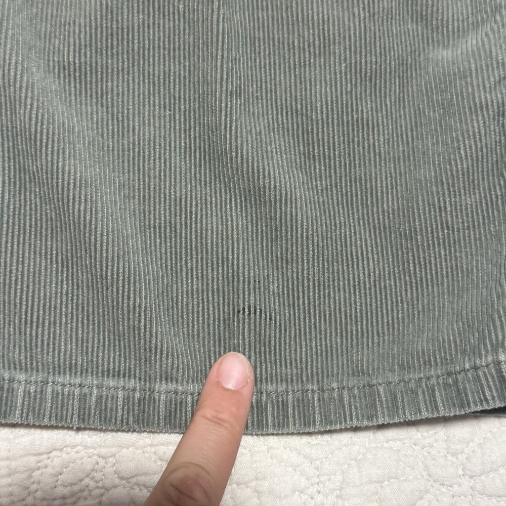 VTG Old Navy Overalls Unisex Small Gray Corduroy Y2K Grunge Skater Carpenter 90s - Picture 12 of 14